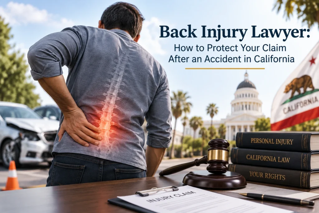 Back Injury Lawyer: How to Protect Your Claim After an Accident in California