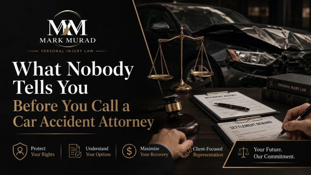 What Nobody Tells You Before You Call a Car Accident Attorney