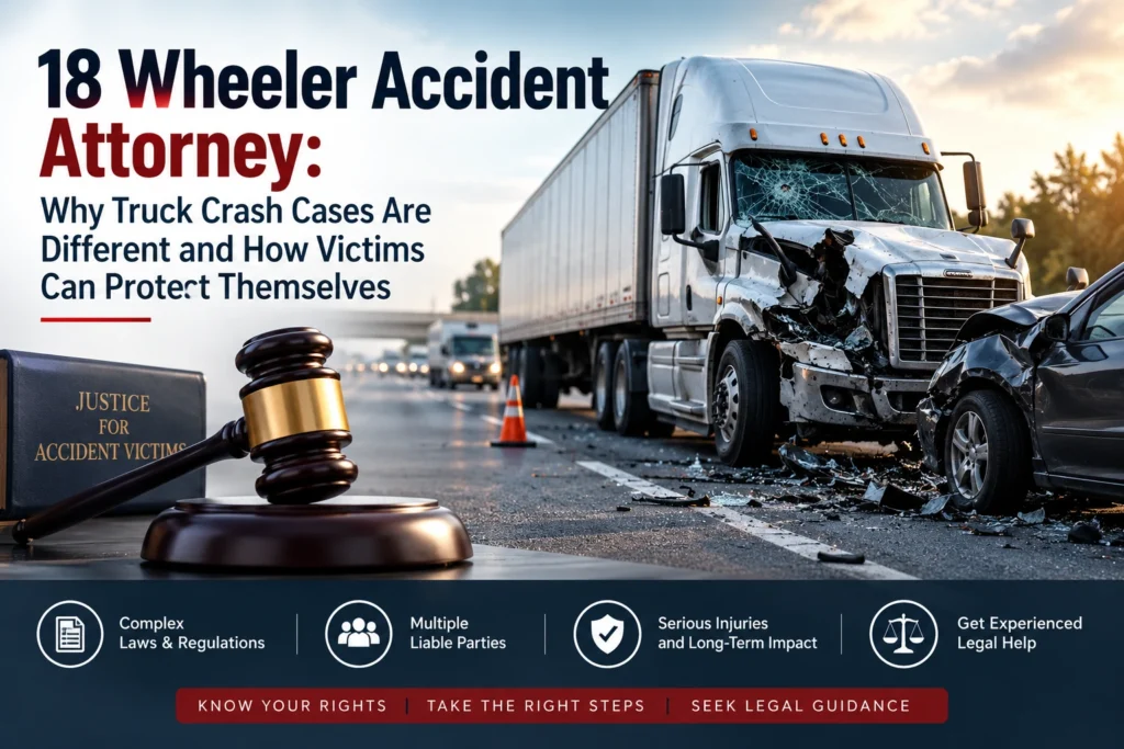 18 Wheeler Accident Attorney: Why Truck Crash Cases Are Different and How Victims Can Protect Themselves