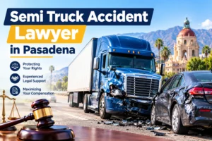 Truck Injury Lawyer in Pasadena | No Fee Unless We Win